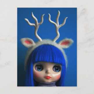 Blythe blue vykort