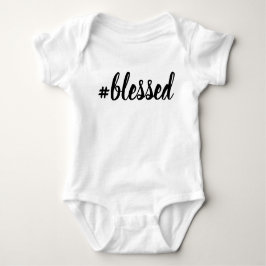 #Blzed Baby Bodykostdräkt Blsed Hashtag T Shirt
