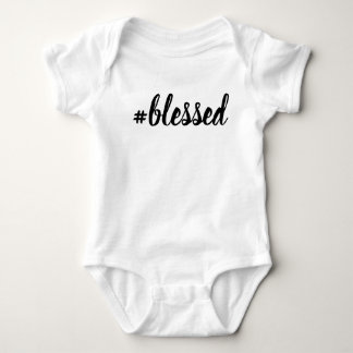 #Blzed Baby Bodykostdräkt Blsed Hashtag T Shirt