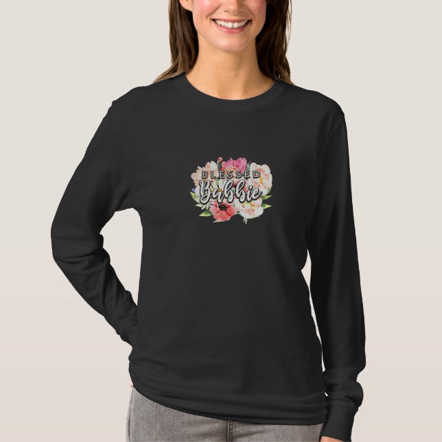 Blzed Bubbie Grandma Birthday Nana Bday Mor T Shirt (Framsida)