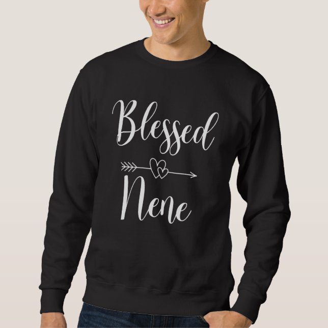 Blzed Nene Grandmor Mors dag Lång Ärmad Tröja (Framsida)