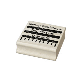 BM Fladdermus eller Pub Mitzvah Tallit Rubber Frim Stämpel