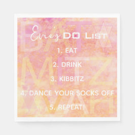 BM Fladdermus Pub Mitzvah Helt enkelt subtle Napki Pappersservett