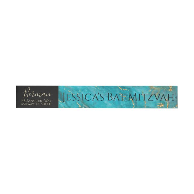 BM Pub eller Bat mitzvah ut ur denna värld Etikettband (Individuell)