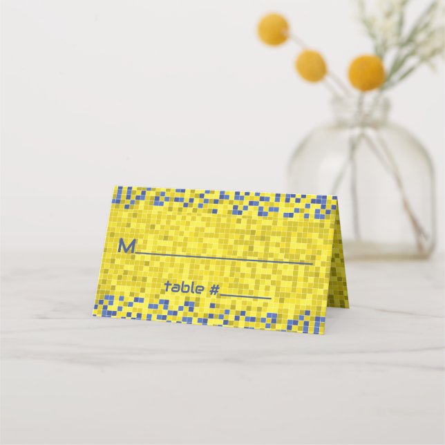 BM Pub och Bat mitzvah spelkort på plats Placeringskort (Framsida)