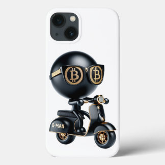 Bman på en scooter, Bitcoin, av Natasha Us