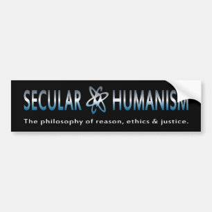 Bmp-filosofi av sekulär Humanism Bildekal