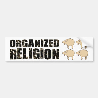 BMP organiserad religion (får) Bildekal