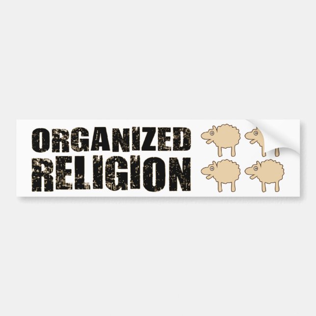 BMP organiserad religion (får) Bildekal (Framsidan)