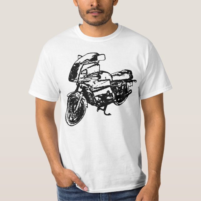 BMWーR100RS T SHIRT (Framsida)