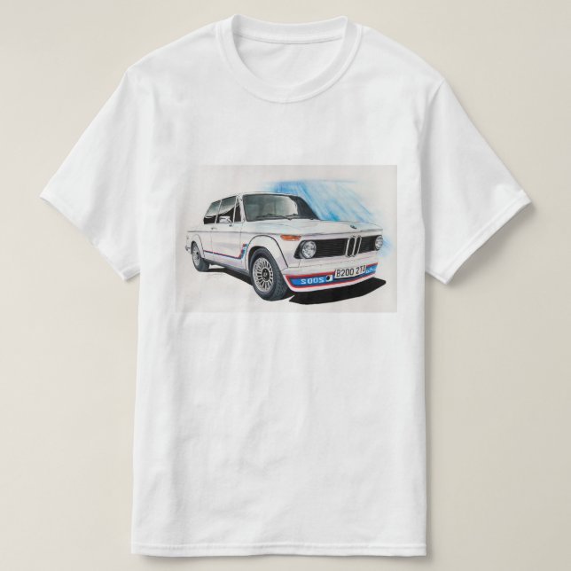 BMW 2002 TURBO T-Shirt (Design framsida)