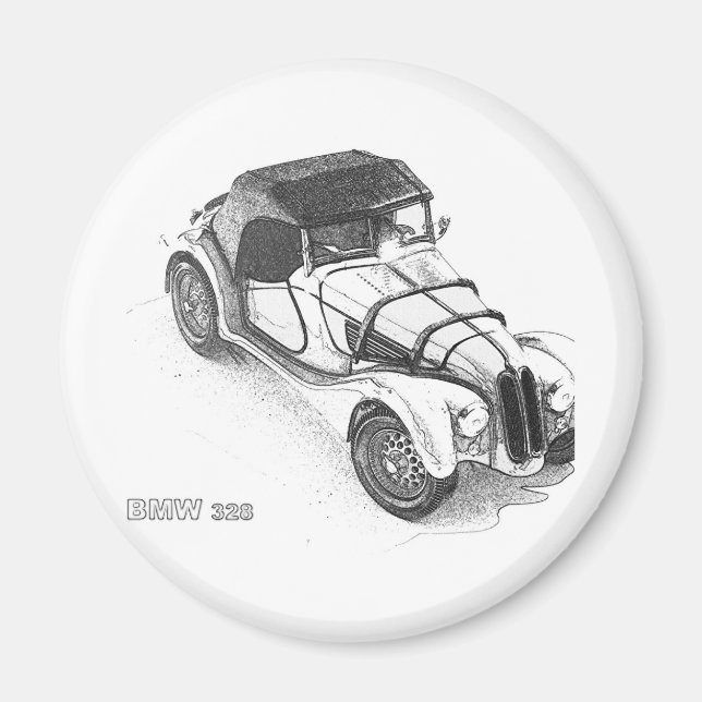 BMW 328 MAGNET (Framsidan)