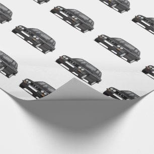 BMW 3 serie som slår in papper Presentpapper