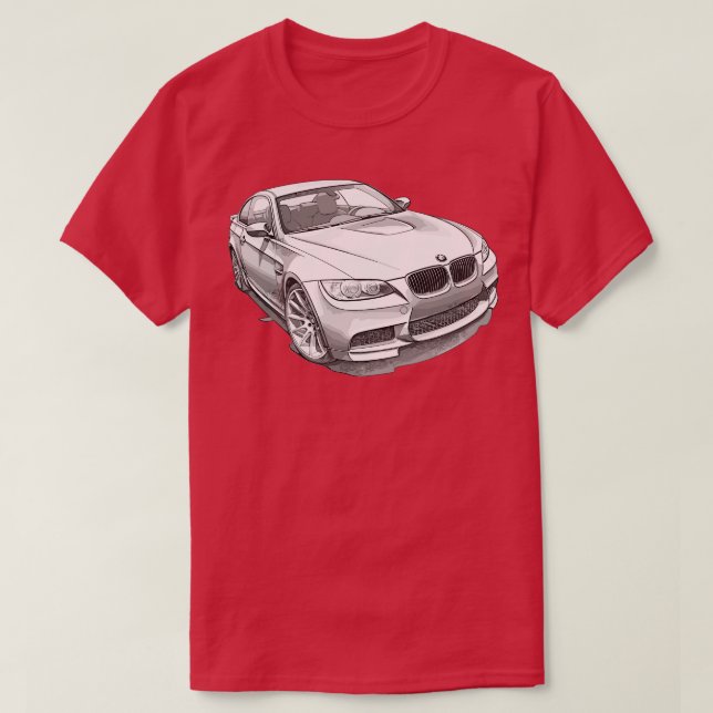 BMW Älskare 3 T Shirt (Design framsida)