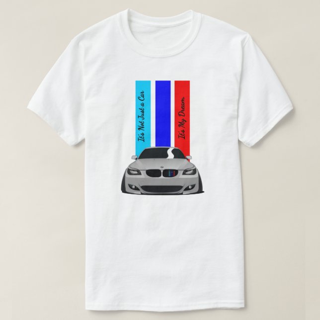BMW BIL TSHIRT DESIGN #BMW#BIL ÄLskare  T Shirt (Design framsida)