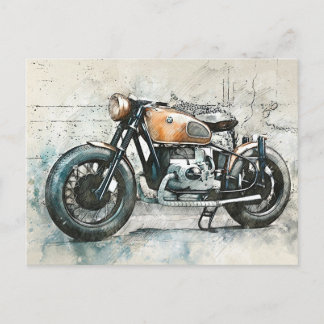 BMW Classic Motorcycle Vykort