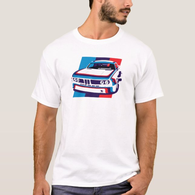 BMW CSL Motorsport T Shirt (Framsida)