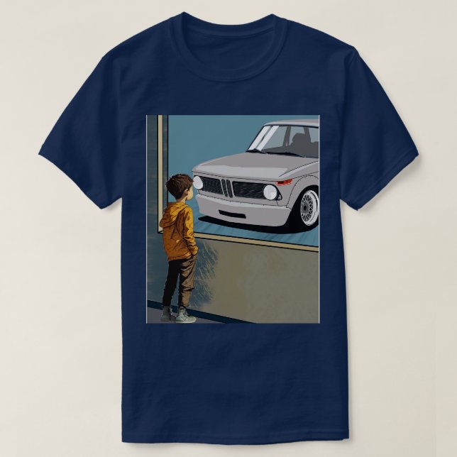 Bmw e10 2002 Kids Dream T Shirt (Design framsida)