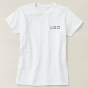 BMW E30 sedan och emblem Tee Shirt