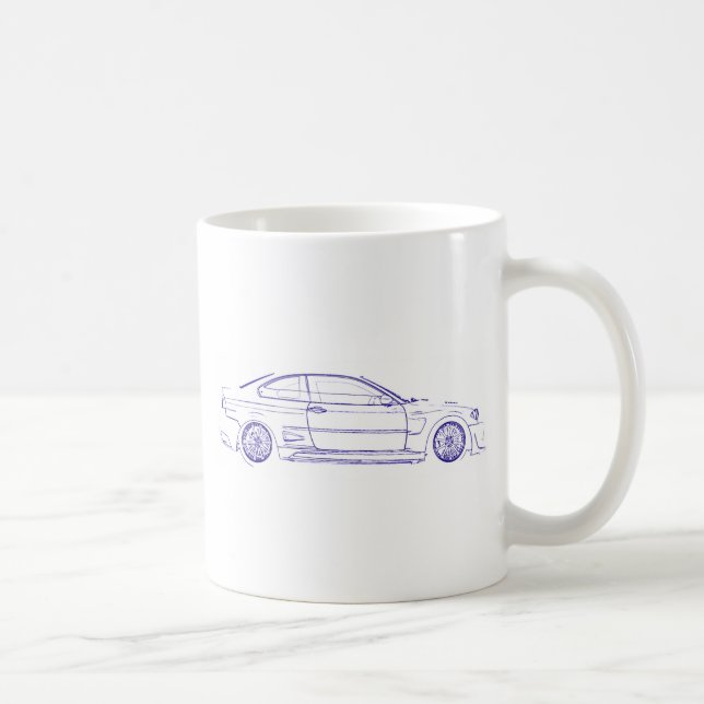 BMW E46 klassiker Kaffemugg (Höger)