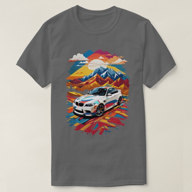 BMW E92 Coupe T Shirt (Design framsida)
