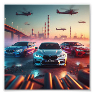 BMW fantastisk toppen nice poster