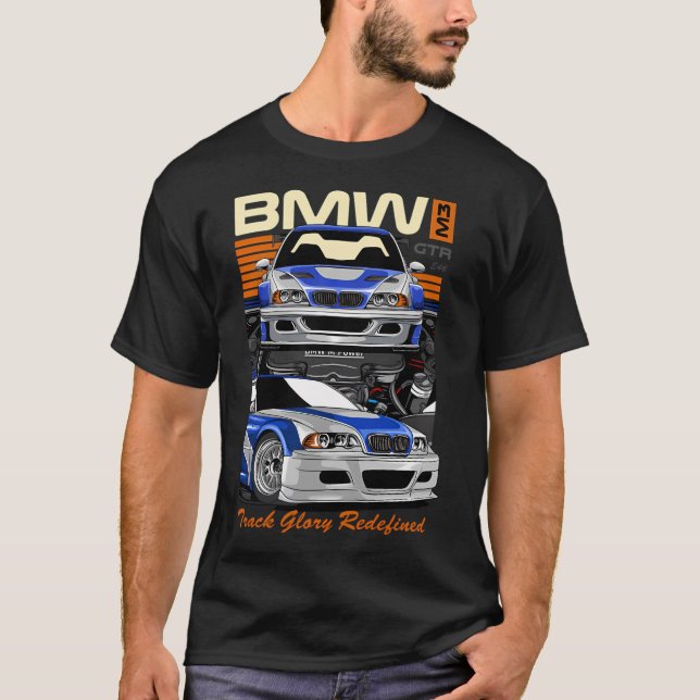 BMW Gtr E46 T Shirt (Framsida)