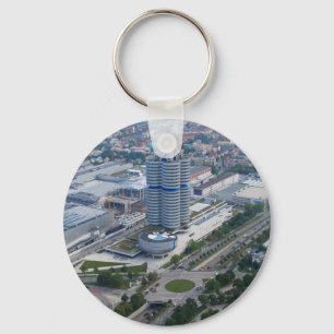 BMW Headquarters i Münchens nyckelkedja Nyckelring