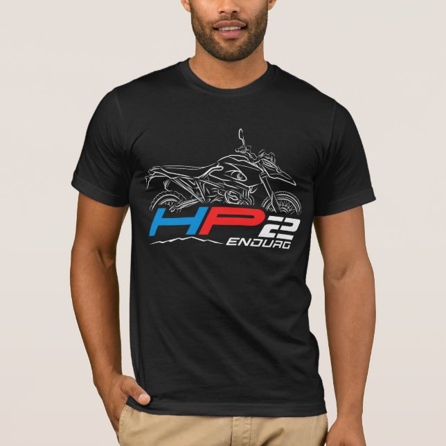 BMW HP2 Enduro 2005-2008 T Shirt (Framsida)