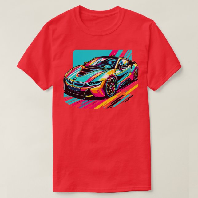 BMW i8 11 T Shirt (Design framsida)