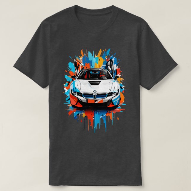 BMW i8 1 T Shirt (Design framsida)