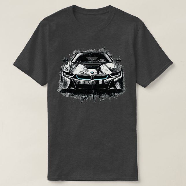 BMW i8 2 T Shirt (Design framsida)