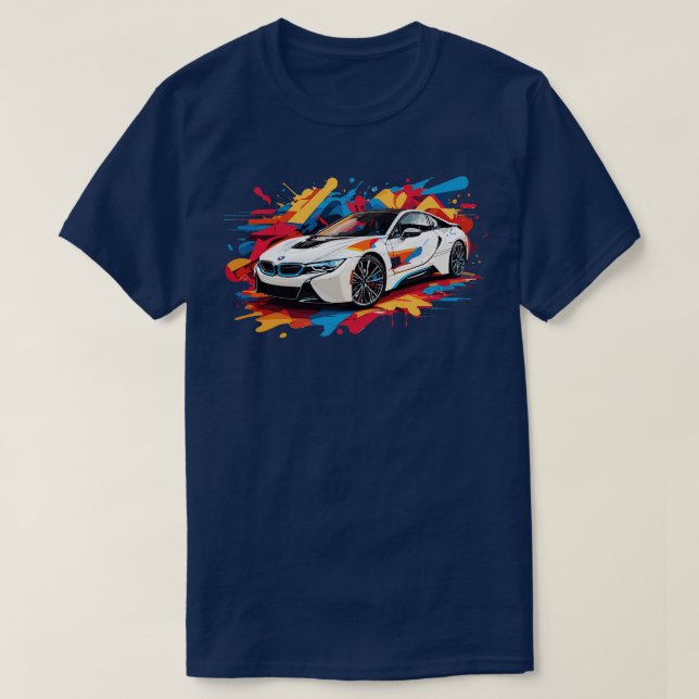 BMW i8 T Shirt (Design framsida)