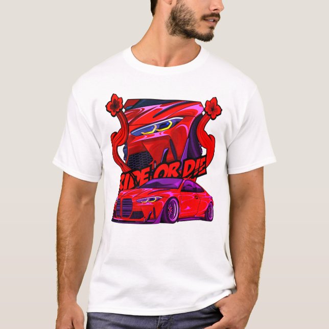 BMW Illustration T Shirt (Framsida)