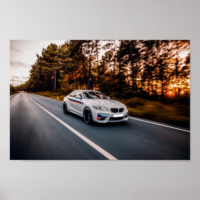 BMW M2 M-prestanda Poster (Framsidan)