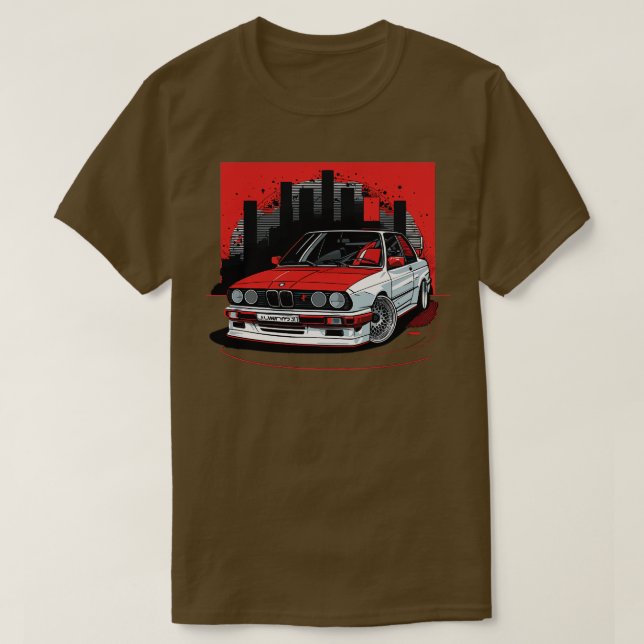 BMW M3 e30 3 T Shirt (Design framsida)