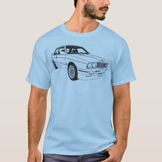 BMW M3 E30 T-Shirt (Framsida)