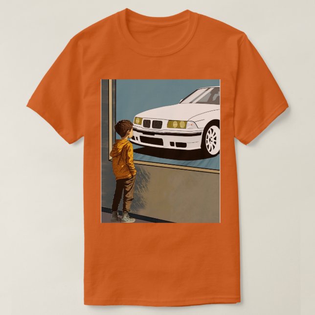 BMW M3 e36 Kids Dreams T Shirt (Design framsida)