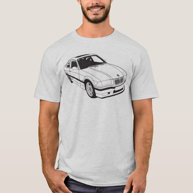 BMW M3 E36 T-Shirt (Framsida)