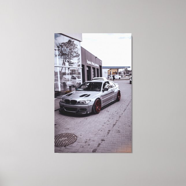 BMW M3 E46 CANVASTRYCK (Framsida)