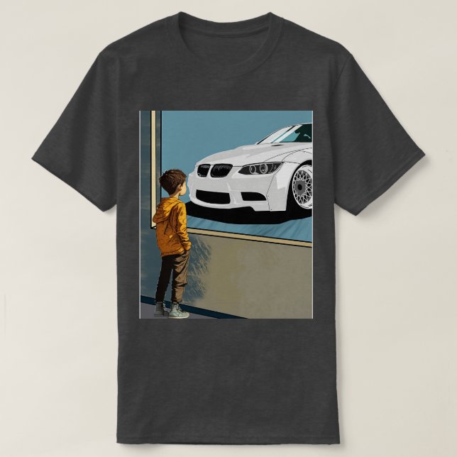 BMW M3 e92 Kids Dreams T Shirt (Design framsida)