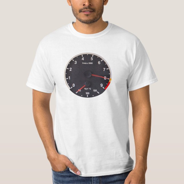 BMW M3 M5 TachometerT-tröja T-shirt (Framsida)
