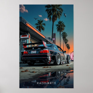 BMW M3 Poster av Boardpromenader Art