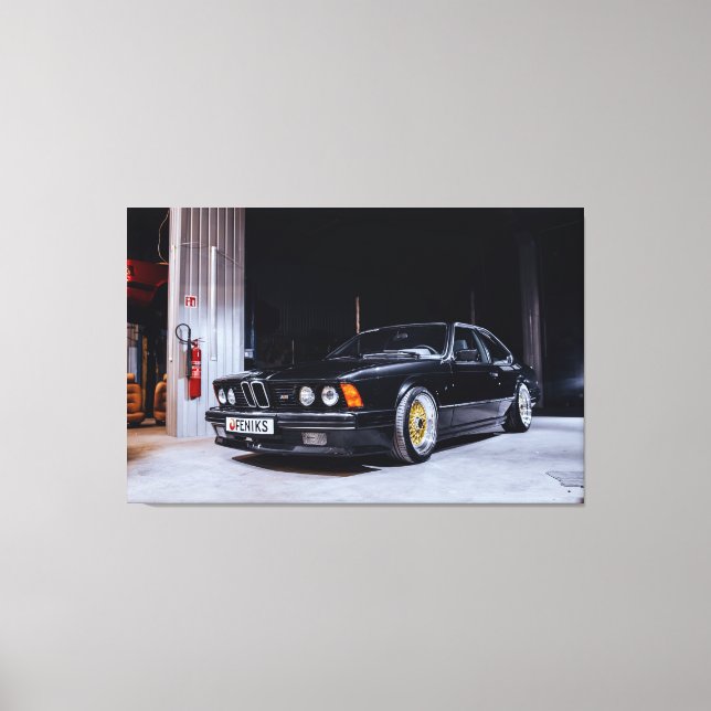 BMW M6 E23 6-serien Canvastryck (Framsida)