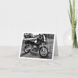 BMW Motorcykel Födelsedag Kort