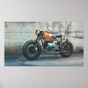 BMW Motorcykel Poster