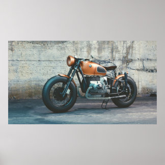 BMW Motorcykel Poster