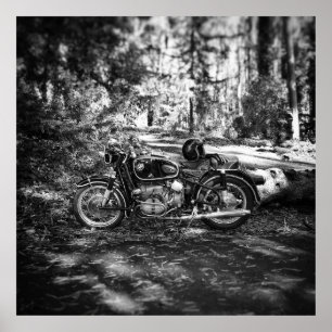 BMW Motorcykel Poster