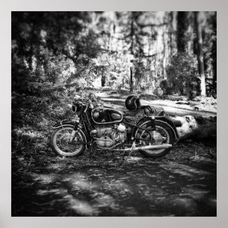 BMW Motorcykel Poster