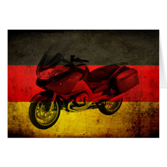 BMW R1200 RT HÄLSNINGSKORT (Framsidan Horizontal)